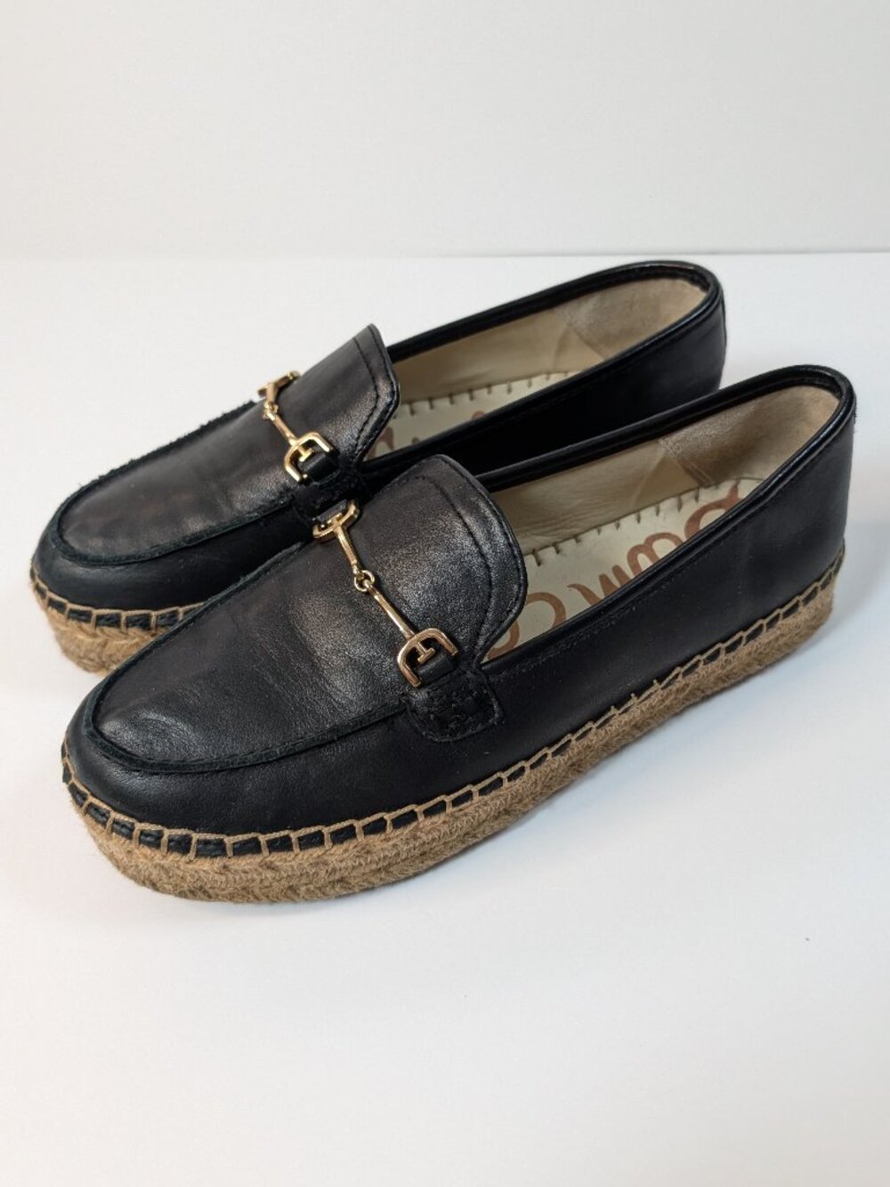 Great condition Sam Edelman Black Women's Corrin Platform Espadrille - Size 7